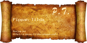 Pippan Tilda névjegykártya